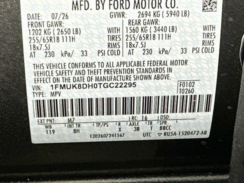 New 2026 Ford Explorer Active AWD/4WD image 18