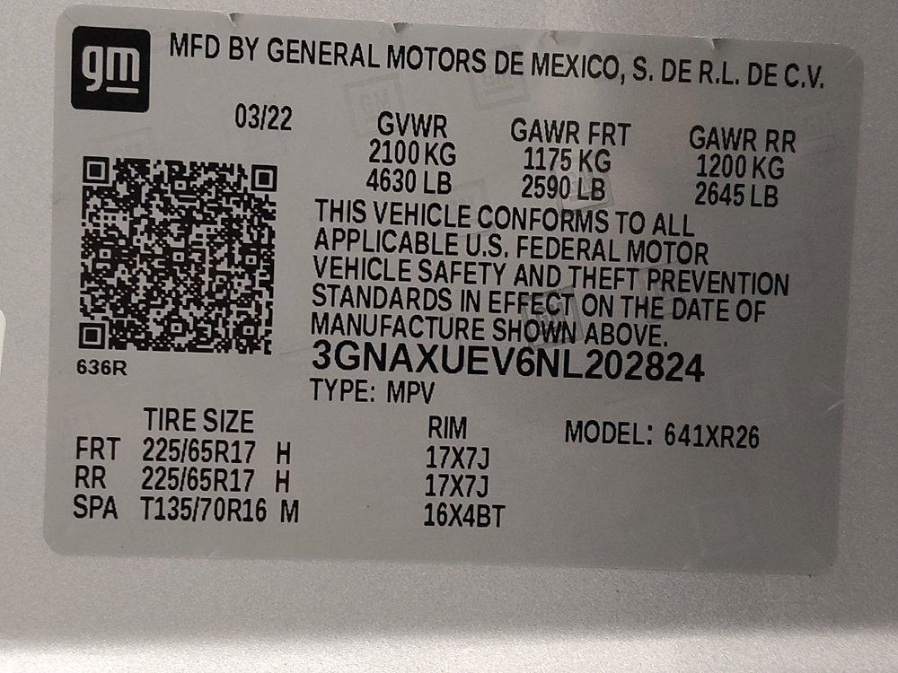 Used 2022 Chevrolet Equinox LT AWD/4WD image 33