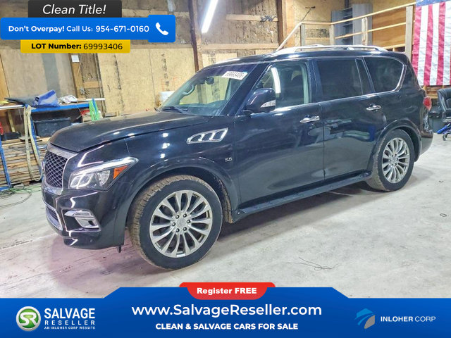 Used 2016 INFINITI QX80 4WD w/ 22" Wheel Package image 1