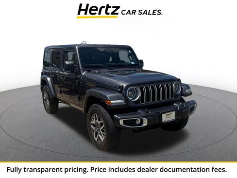 Used 2025 Jeep Wrangler Unlimited Sahara AWD/4WD image 1