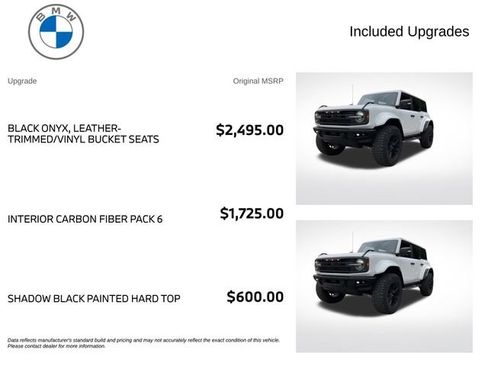 Used 2024 Ford Bronco Raptor w/ Interior Carbon Fiber Pack 6 AWD/4WD image 3