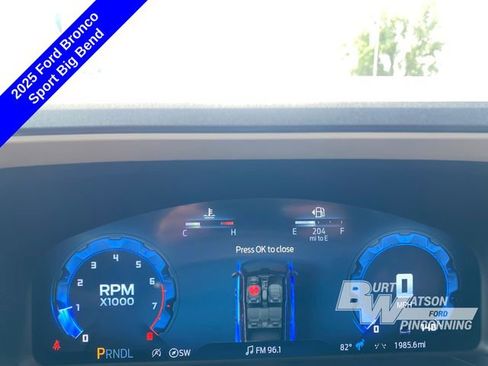 New 2025 Ford Bronco Sport Big Bend w/ Convenience Package image 23