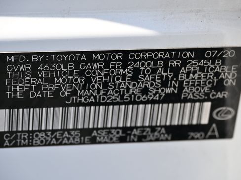Used 2020 Lexus IS 300 F Sport w/ F Sport Package RWD image 17