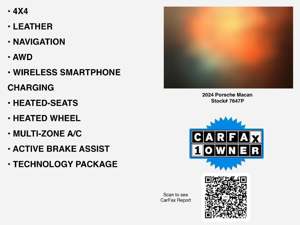 Certified 2024 Porsche Macan AWD/4WD image 7