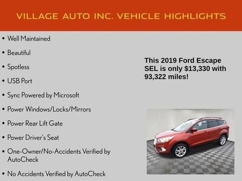 Used 2019 Ford Escape SEL image 7