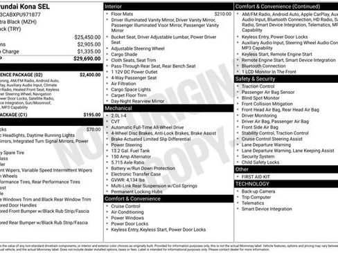 Certified 2023 Hyundai Kona SEL w/ Convenience Package AWD/4WD image 14