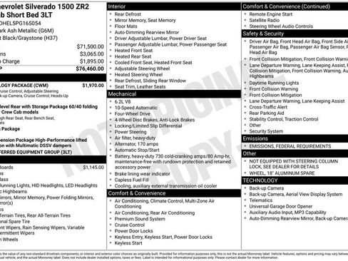 Used 2023 Chevrolet Silverado 1500 ZR2 w/ Technology Package image 28