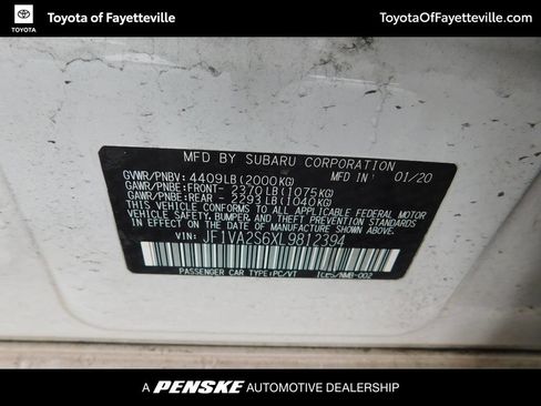 Used 2020 Subaru WRX STI AWD/4WD image 8