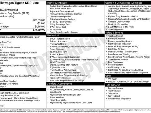 Certified 2023 Volkswagen Tiguan SE R-Line FWD image 21