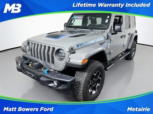 Used 2021 Jeep Wrangler Unlimited Rubicon 4xe w/ Steel Bumper Group AWD/4WD image 1