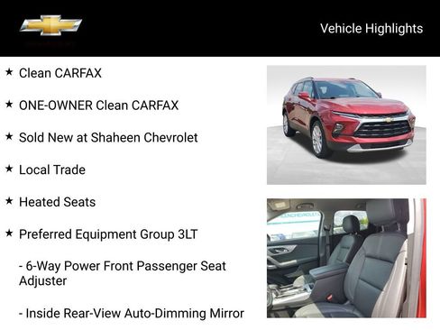 Certified 2023 Chevrolet Blazer LT w/ LPO, Floor Liner Package AWD/4WD image 19
