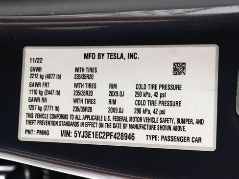 Used 2023 Tesla Model 3 Performance AWD/4WD image 37