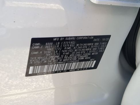 Used 2025 Subaru Ascent Premium image 34