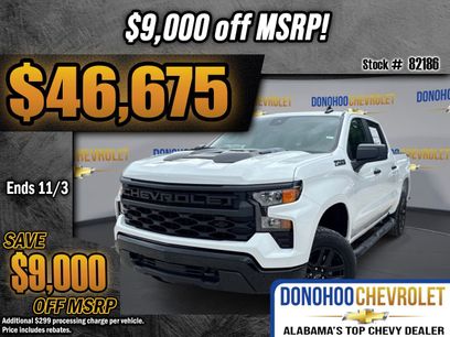 New 2026 Chevrolet Silverado 1500 Custom Trail Boss w/ Turbomax Blackout Package