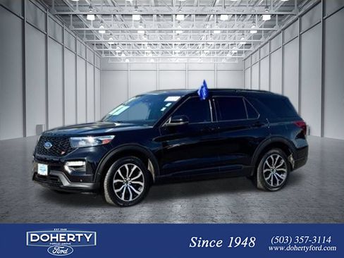 Certified 2020 Ford Explorer ST w/ Premium Technology Package AWD/4WD image 1