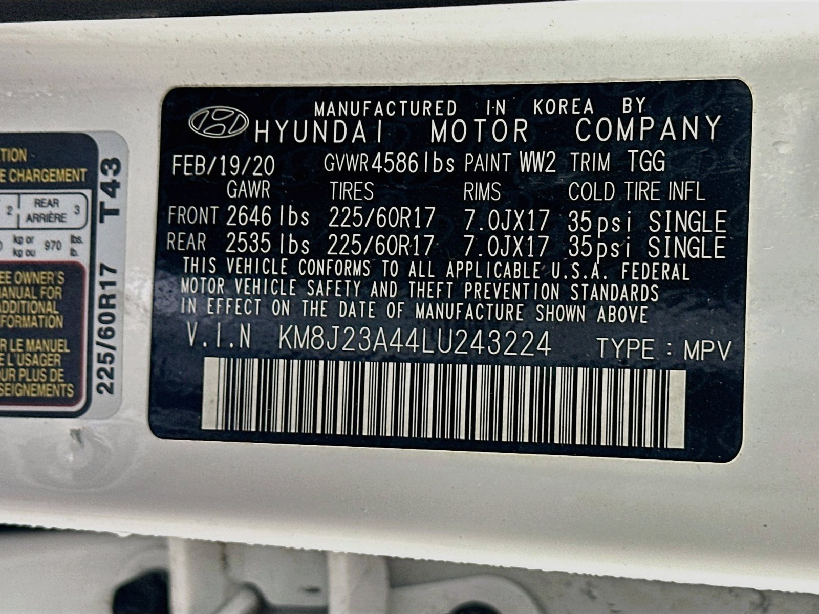 Used 2020 Hyundai Tucson SE w/ Cargo Package FWD image 29