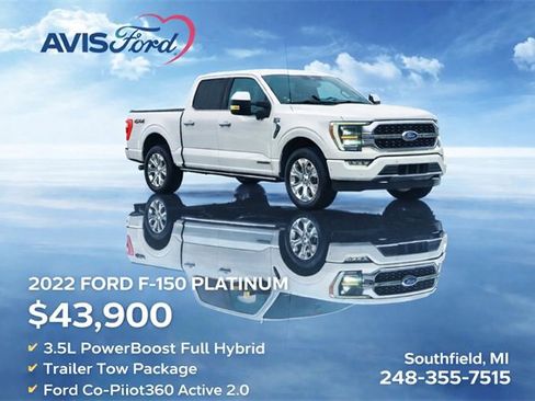 Used 2022 Ford F150 Platinum w/ Equipment Group 701A High image 1