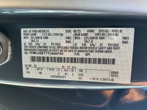 New 2026 Ford Escape PHEV image 63