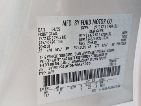 Used 2022 Ford Mustang Mach-E GT AWD/4WD image 22