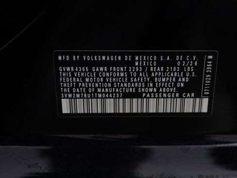 New 2026 Volkswagen Jetta GLI Autobahn FWD image 24