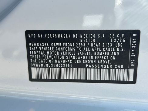 New 2026 Volkswagen Jetta GLI Autobahn FWD image 51