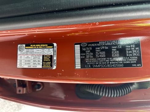 Certified 2025 Hyundai Santa Fe Calligraphy image 28