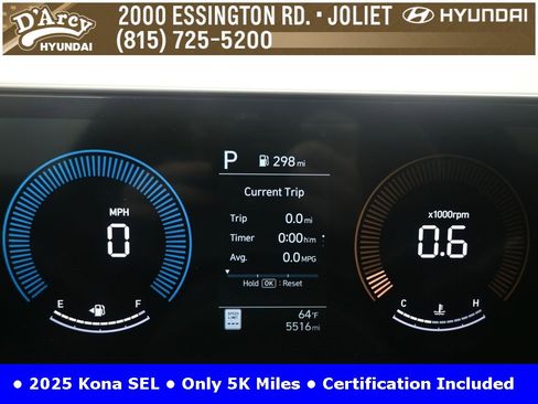 Certified 2025 Hyundai Kona SEL image 9
