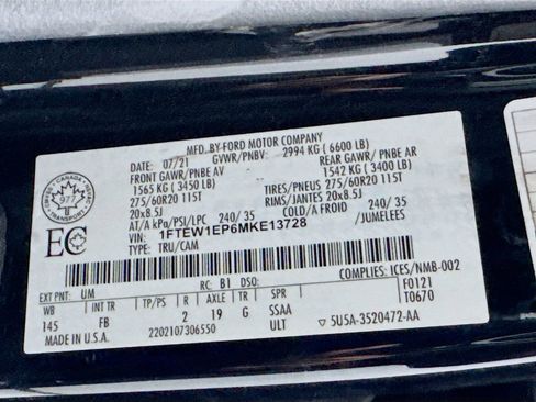 Used 2021 Ford F150 XLT w/ Equipment Group 302A High AWD/4WD image 37