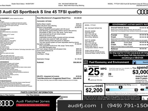 Used 2023 Audi Q5 2.0T Premium Plus w/ Premium Plus Package image 3