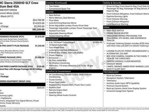 New 2026 GMC Sierra 2500 SLT w/ SLT Convenience Package image 26