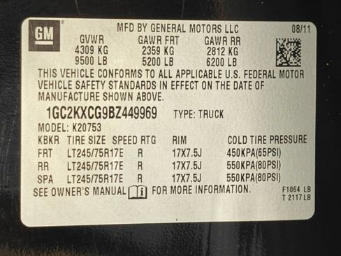 Used 2011 Chevrolet Silverado 2500 LT w/ Snow Plow Prep Package AWD/4WD image 45