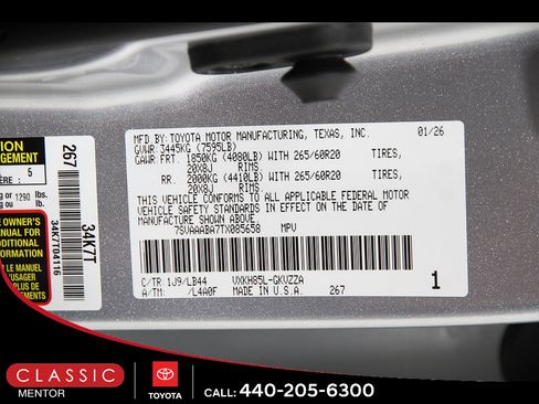 Used 2026 Toyota Sequoia 1794 Edition AWD/4WD image 25