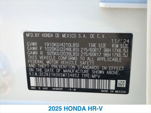 Certified 2025 Honda HR-V LX image 26