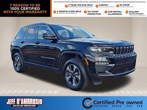 Certified 2022 Jeep Grand Cherokee Limited 4xe w/ Luxury Tech Group II AWD/4WD image 1