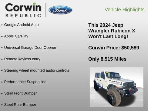 Used 2024 Jeep Wrangler Unlimited Rubicon image 6