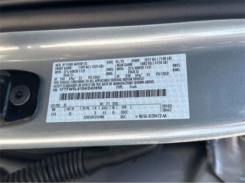 New 2025 Ford F150 Lariat w/ Equipment Group 501A Mid image 45