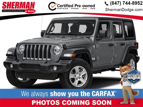 Certified 2020 Jeep Wrangler Unlimited Sport image 1