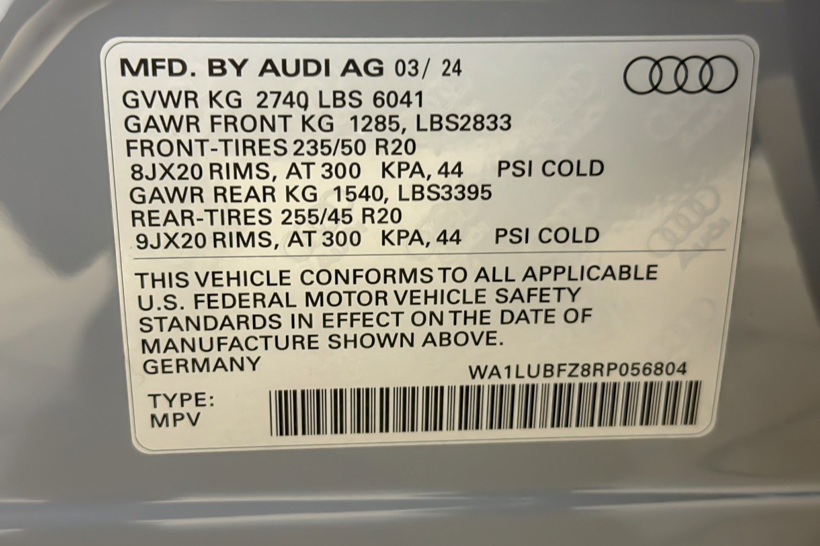 Certified 2024 Audi Q4 e-tron Premium Plus w/ Premium Plus AWD/4WD image 27