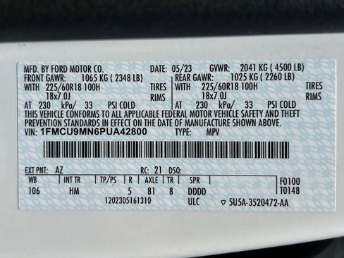 Used 2023 Ford Escape ST-Line w/ Tech Pack #1 AWD/4WD image 31