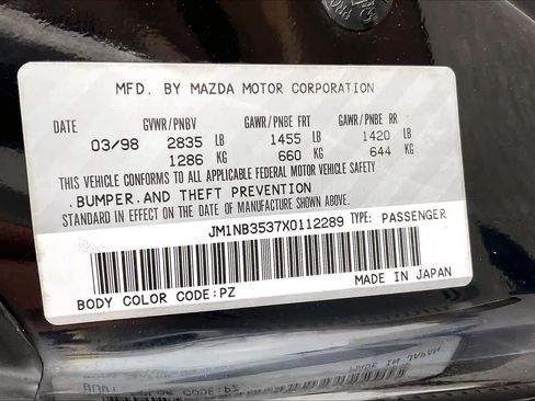 Used 1999 MAZDA MX-5 Miata Touring image 30