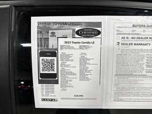 Certified 2023 Toyota Corolla LE image 13