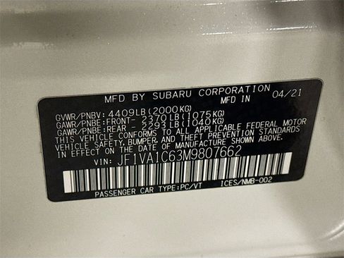 Used 2021 Subaru WRX Premium image 37