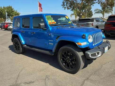 Used 2021 Jeep Wrangler Unlimited Sahara w/ Cold Weather Group image 1