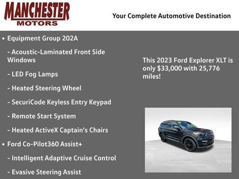 Used 2023 Ford Explorer XLT w/ Equipment Group 202A AWD/4WD image 2