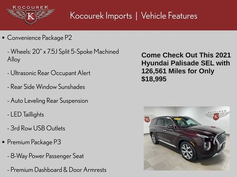 Used 2021 Hyundai Palisade SEL w/ Premium Package AWD/4WD image 5