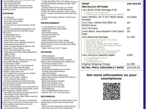 Used 2021 Dodge Challenger SXT w/ Blacktop Package image 3