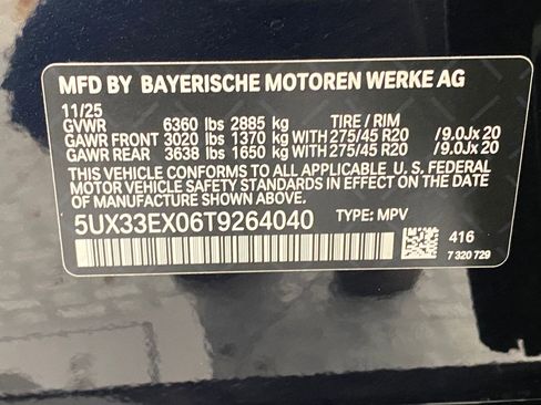 New 2026 BMW X6 xDrive40i w/ Climate Comfort Package image 19