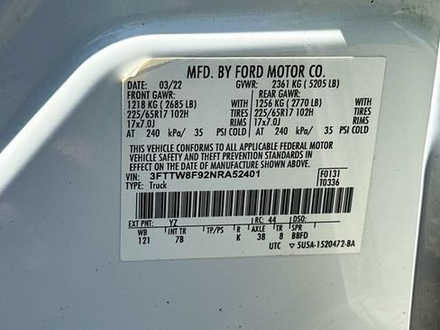 Used 2022 Ford Maverick XLT w/ Equipment Group 300A Standard AWD/4WD image 31