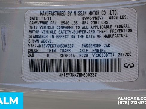 Used 2022 INFINITI Q60 3.0t Luxe w/ Essential Package image 61