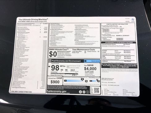 New 2026 BMW i4 M60 w/ Premium Package AWD/4WD image 22